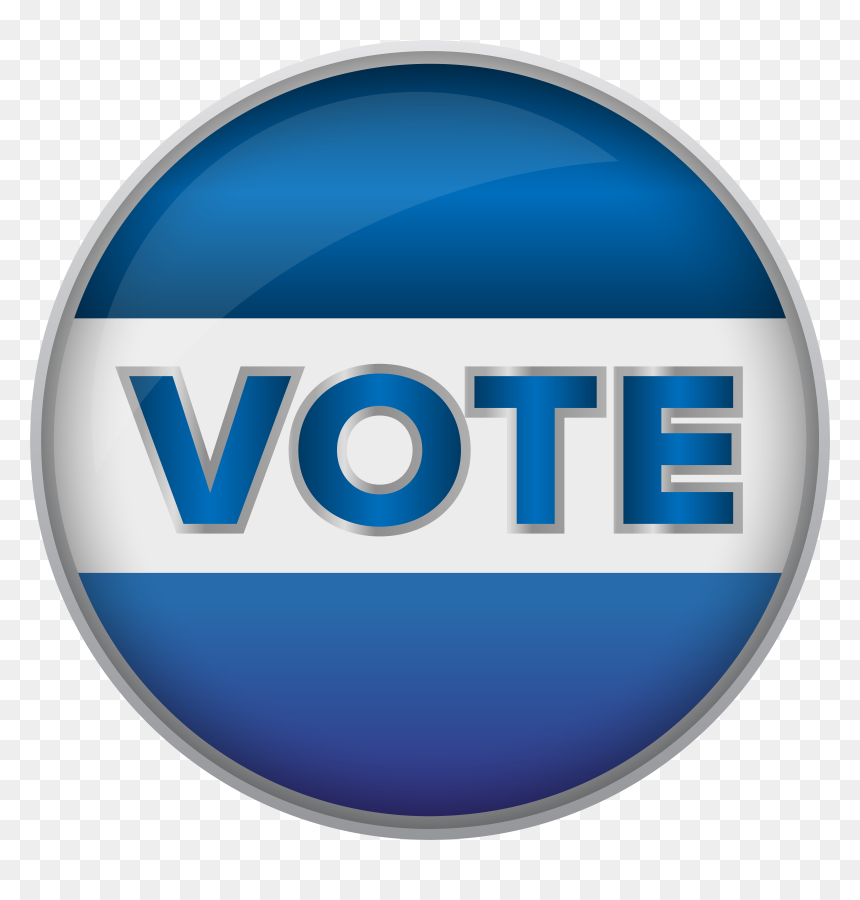 Blue Badge Png, Transparent Png - vote png