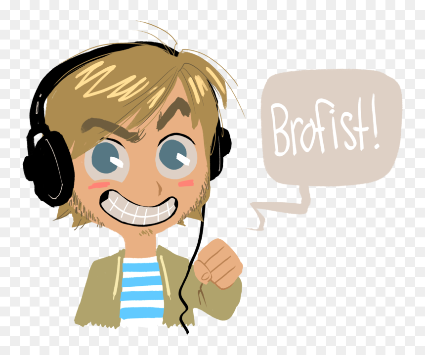 Pewdiepie Fan Art Transparent - Pewdiepie, HD Png Download - pewdiepie png