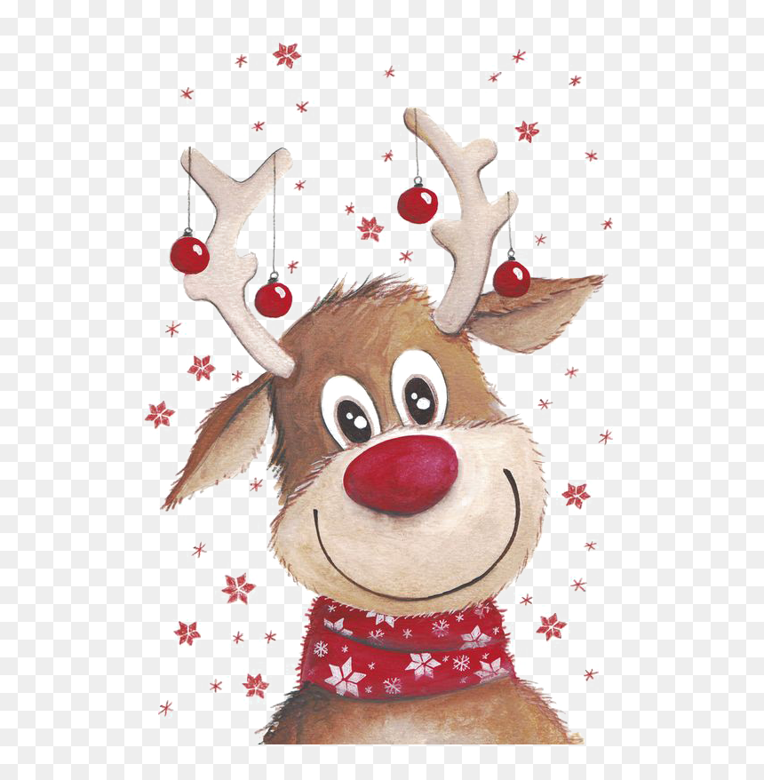 Christmas Reindeer Transparent Background, HD Png Download - reindeer png