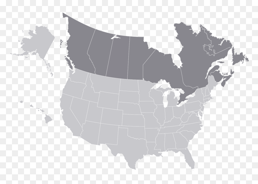 Us Map For Powerpoint Picture Ideas References - Yellow Rumped Warbler Map, HD Png Download - us map png