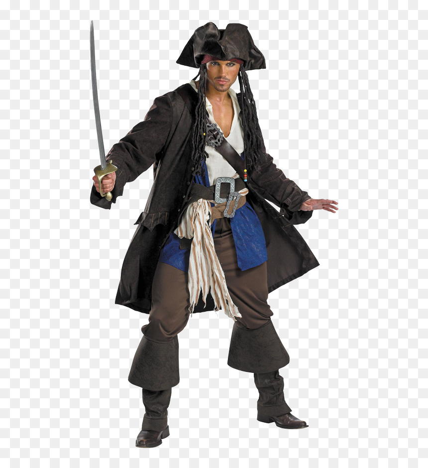 Pirate Png - Pirates Of The Caribbean Costumes Jack Sparrow, Transparent Png - pirate hat png