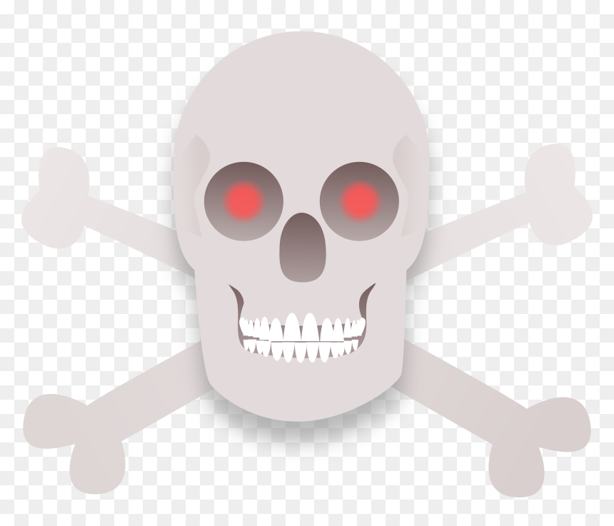 Skull And Crossbones - Skull, HD Png Download - skull and crossbones png