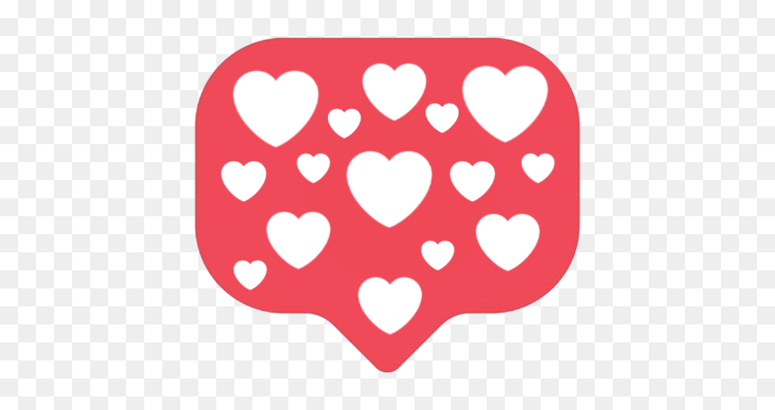#love #react #chat #bubble, HD Png Download - chat bubble png