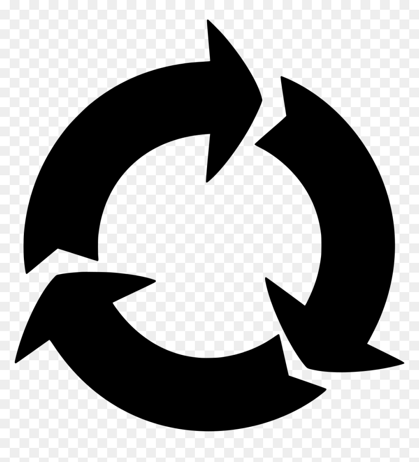 Recycle Gif Transparent, HD Png Download - flechas png