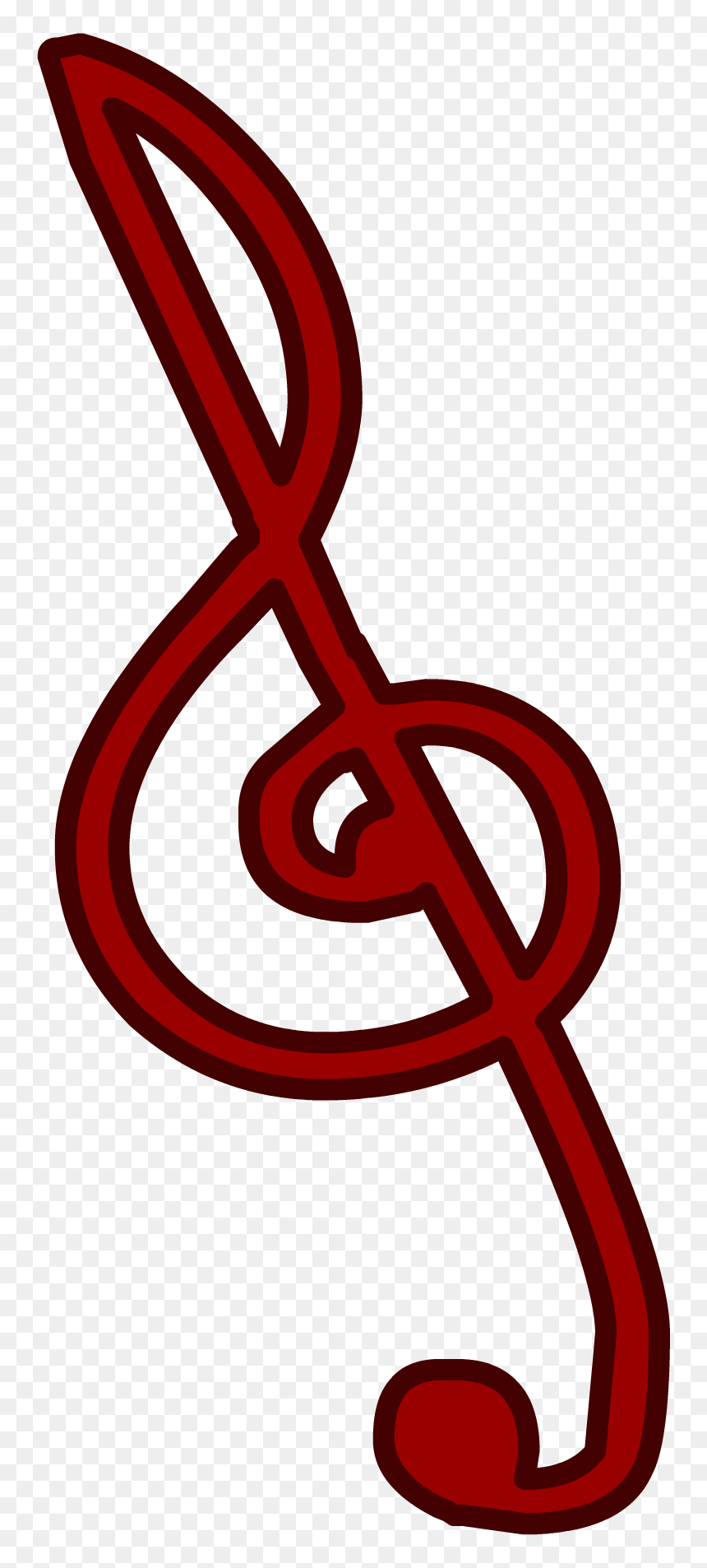 Treble Clef Red Png , Hd Wallpaper & Backgrounds - Portable Network Graphics, Transparent Png - treble clef png