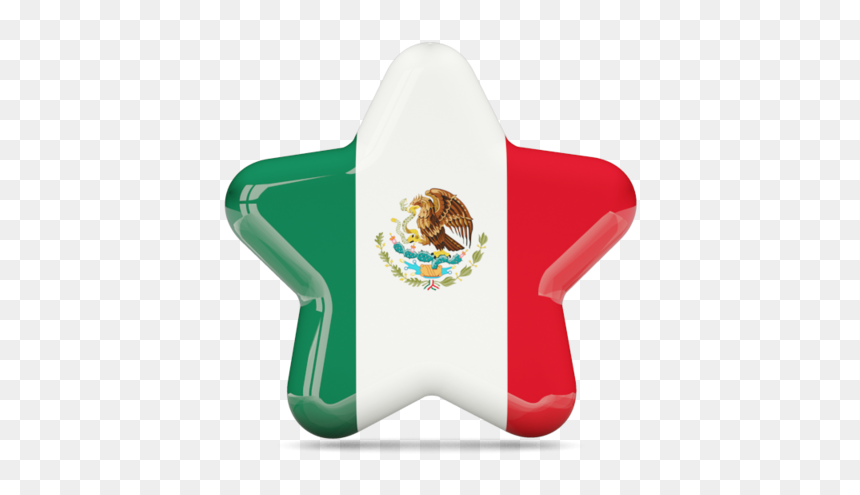 Mexican Flag Grunge Png - Mexican Flag In A Star, Transparent Png - mexico flag png