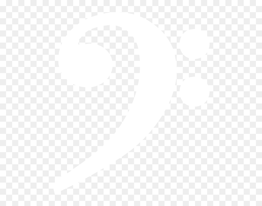 White Bass Clef Clip Art At Clker - White Bass Clef Clipart, HD Png Download - treble clef png