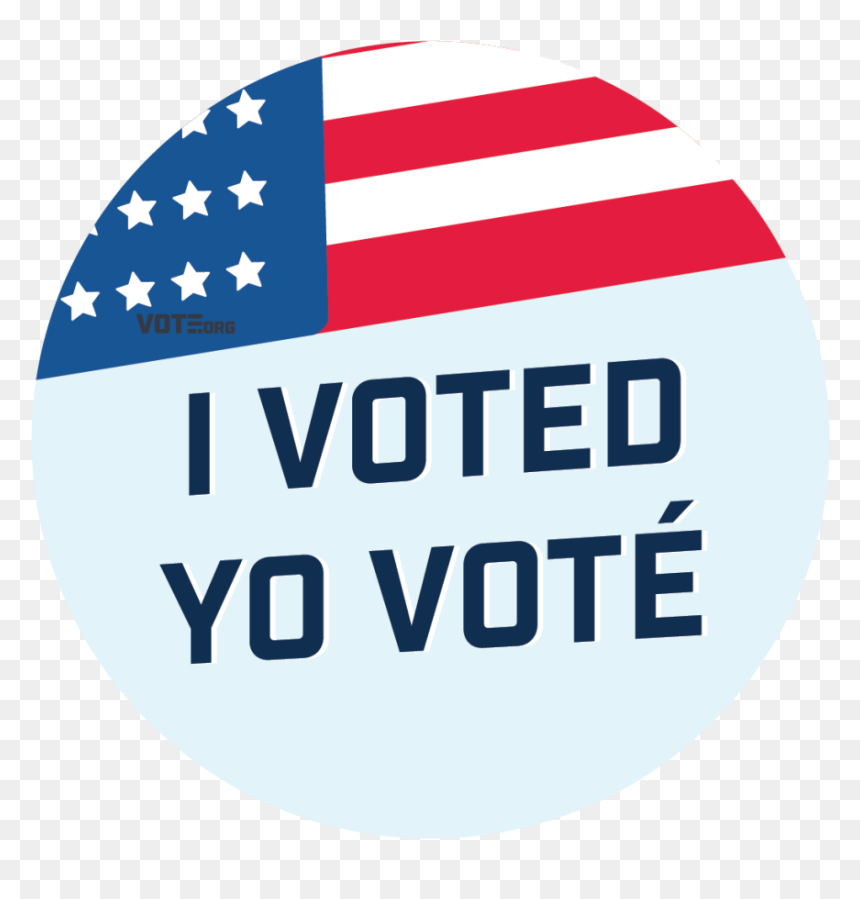 "i Voted - Flag Of The United States, HD Png Download - vote png