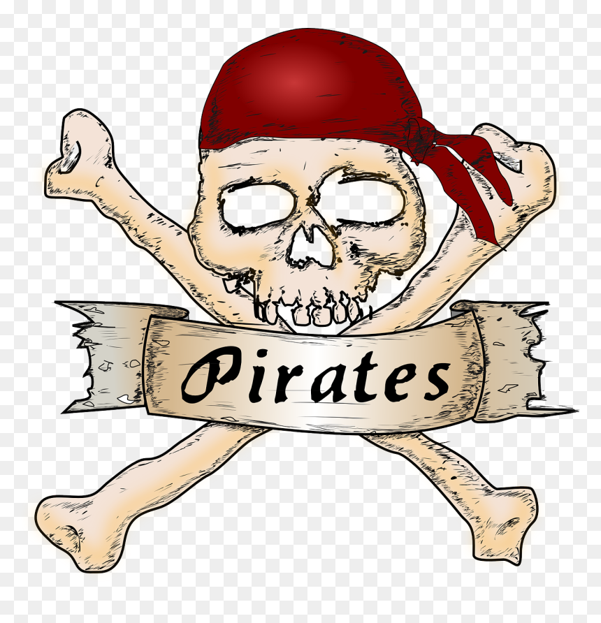 Free Clip Art Pirates, HD Png Download - skull and crossbones png