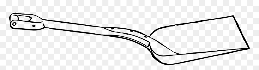 Shovel Clipart Black And White, HD Png Download - shovel png