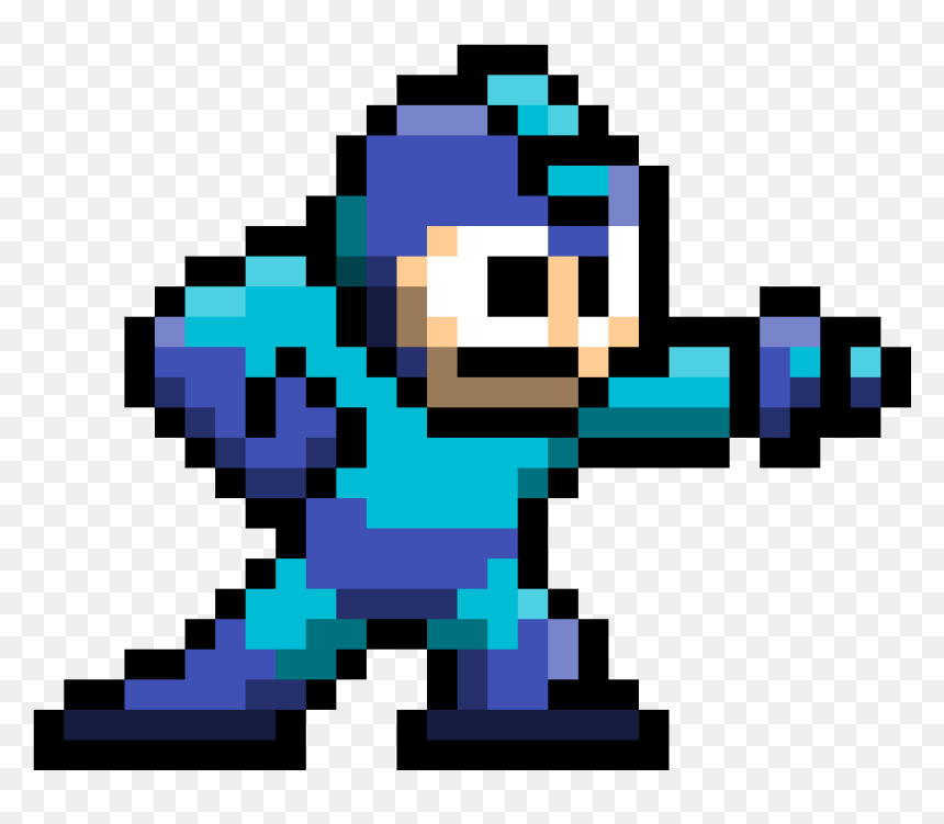 Megaman Clipart 8 Bit Png - Transparent Megaman 8 Bit, Png Download - megaman png