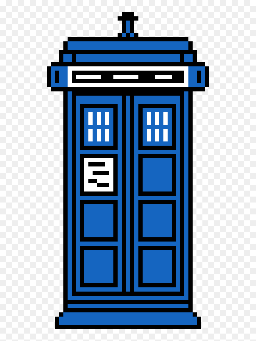 Pixel Art , Png Download - Tardis, Transparent Png - tardis png