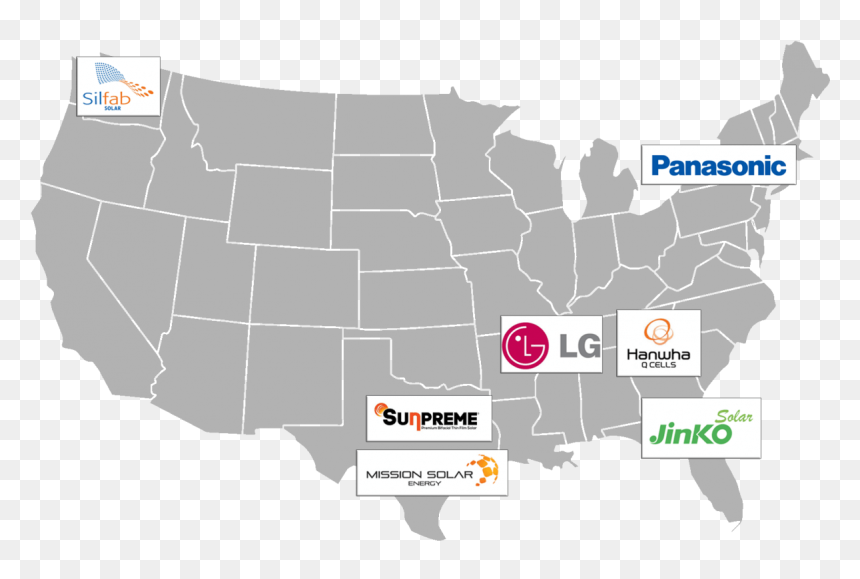 Usa Map - Silencers Legal, HD Png Download - usa map png