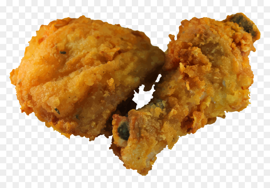 Fried Chicken Clip Arts - Vector Image Fried Chicken, HD Png Download - fried chicken png