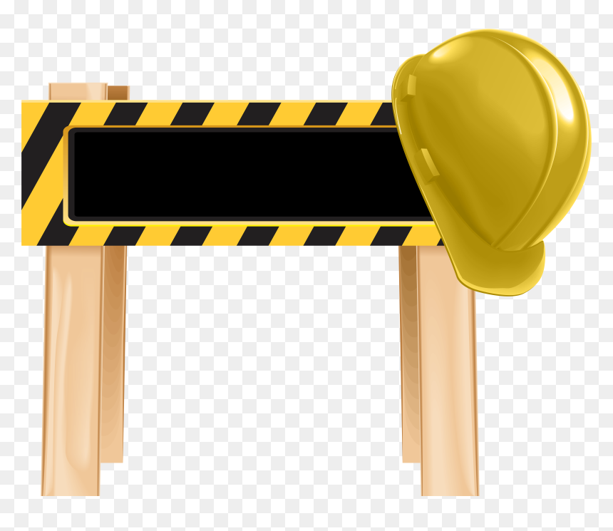 Under Construction Barrier Png Clip Art, Transparent Png - construction png