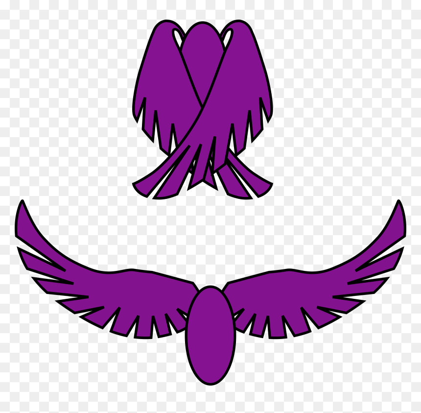 Open And Closed Wings Clip Arts - Angel With Closed Wings, HD Png Download - wing png