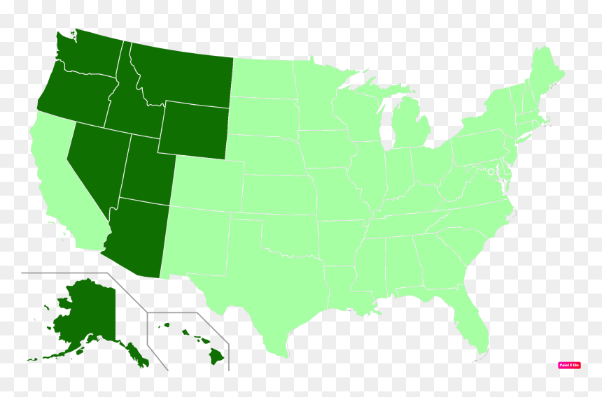 Us States By Other Christian Population - United States Map Png Transparent, Png Download - us map png