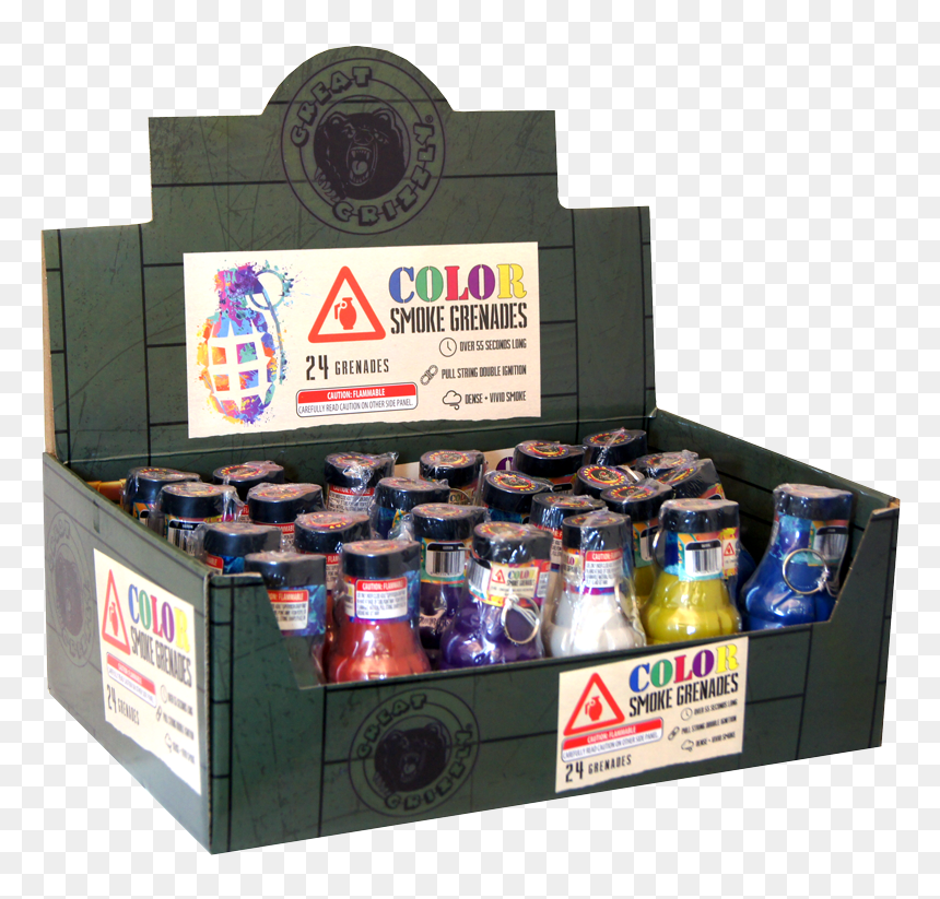 Transparent Smoke Grenade Png - Box, Png Download - grenade png