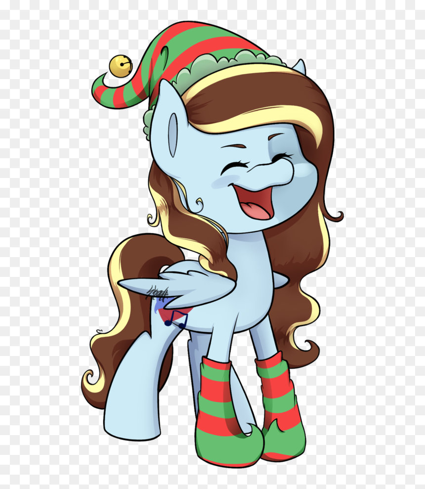 Midnightpremiere, Clothes, Elf Hat, Female, Hat, Mare, - Cartoon, HD Png Download - elf hat png
