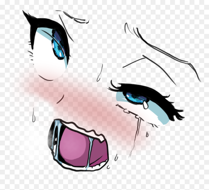 Maybe He Want It Harder From Daddy, HD Png Download - anime face png