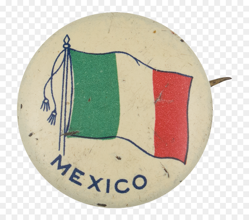 Mexico Flag Tassels Art Button Museum - Randy's Donuts, HD Png Download - mexico flag png