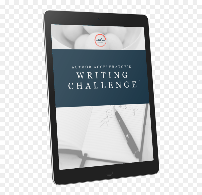 Author Accelerators Writing Challenge - Case, HD Png Download - writing png