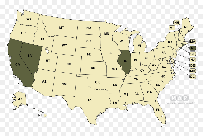 Transparent Panic Png - Us Maps Black And White, Png Download - us map png