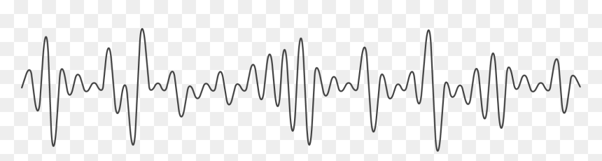 Calligraphy, HD Png Download - sound waves png