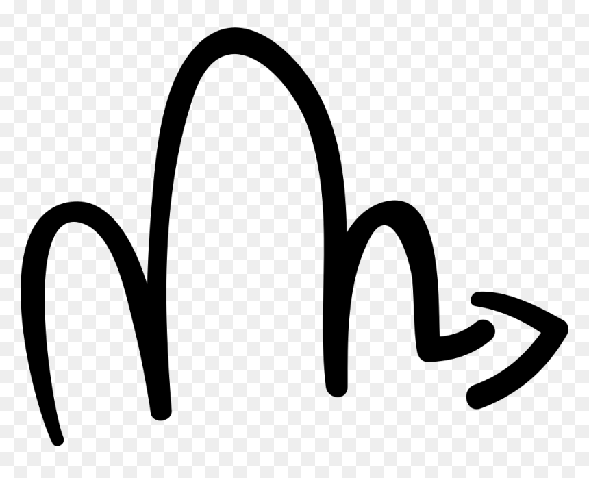 Scribble Right Arrow - Icon, HD Png Download - scribble png