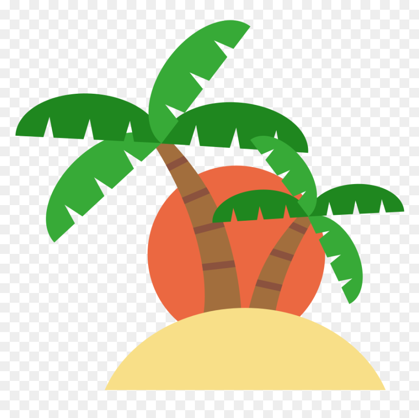 Island Icon Png, Transparent Png - tree vector png