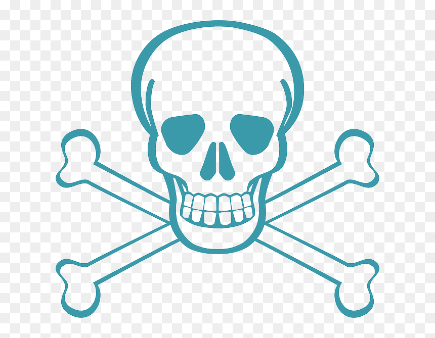 Death"s Head, Skull, Skull And Crossbones, Crossbones - Do Not Taste Or Smell Chemicals, HD Png Download - skull and crossbones png