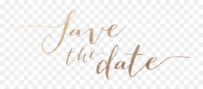 Avec L Amour, HD Png Download - save the date png