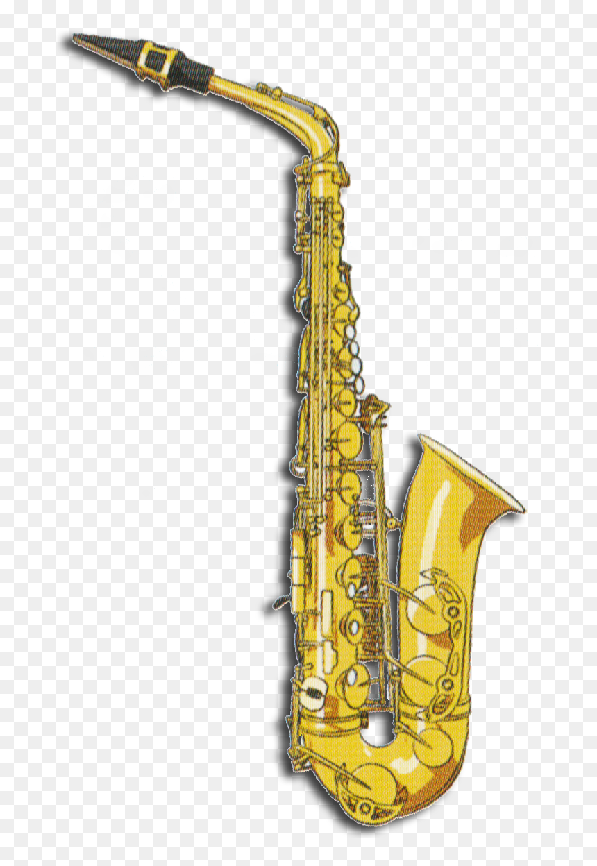 Alto Saxophone Transparent Clipart, HD Png Download - saxophone png
