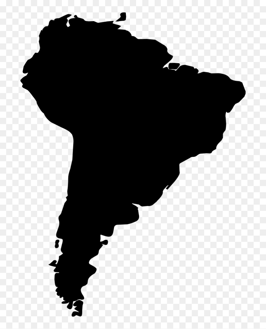 #america #png - South America Map Svg, Transparent Png - america png