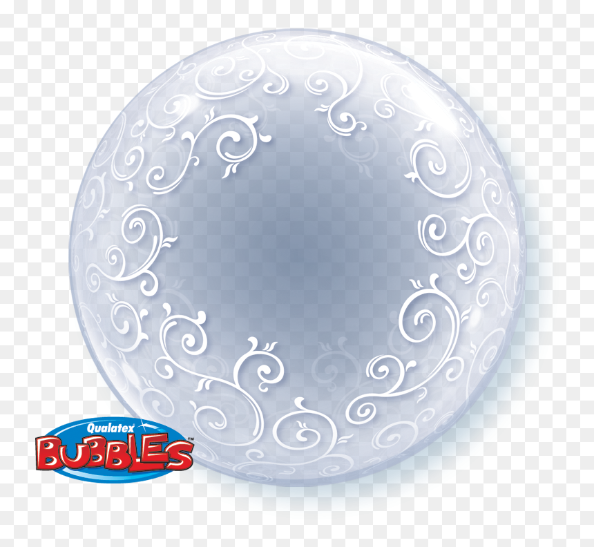 Fancy Filigree Png , Png Download - Qualatex Deco Bubble, Transparent Png - filigree png