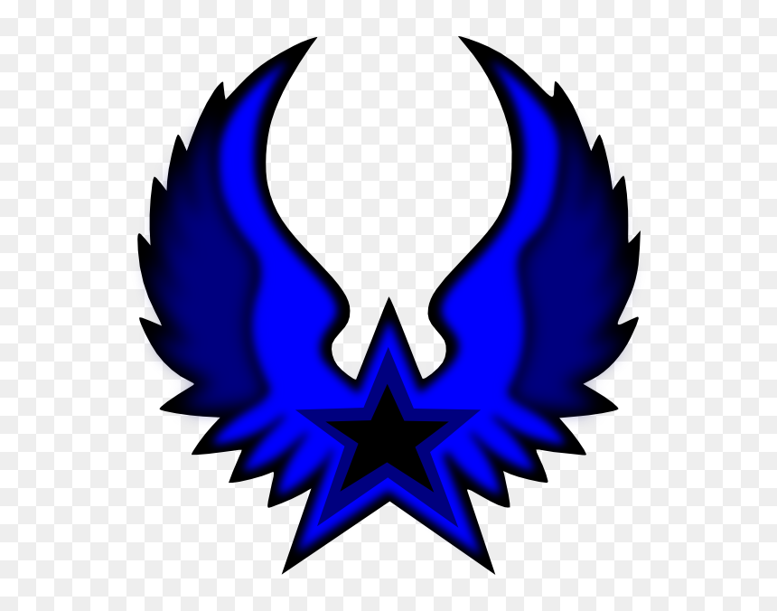 Star Wing Svg Clip Arts - Rockstar Dude, HD Png Download - wing png