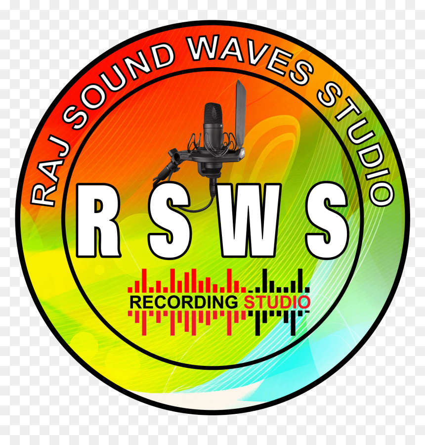 Raj Sound Waves Studio - Circle, HD Png Download - sound waves png