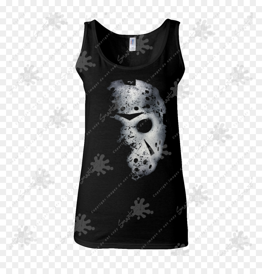 Sfx Jason"s Mask Ladies Vest - T-shirt, HD Png Download - jason mask png