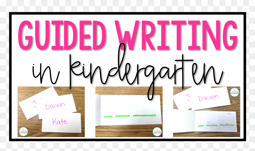 Guided Writing In Kindergarten - Guided Writing Kindergarten, HD Png Download - writing png