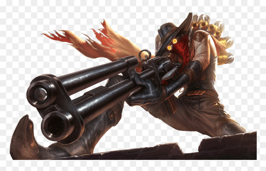 Cow Boy League Of Legends Clip Arts - High Noon Jhin Splash Art, HD Png Download - league of legends png
