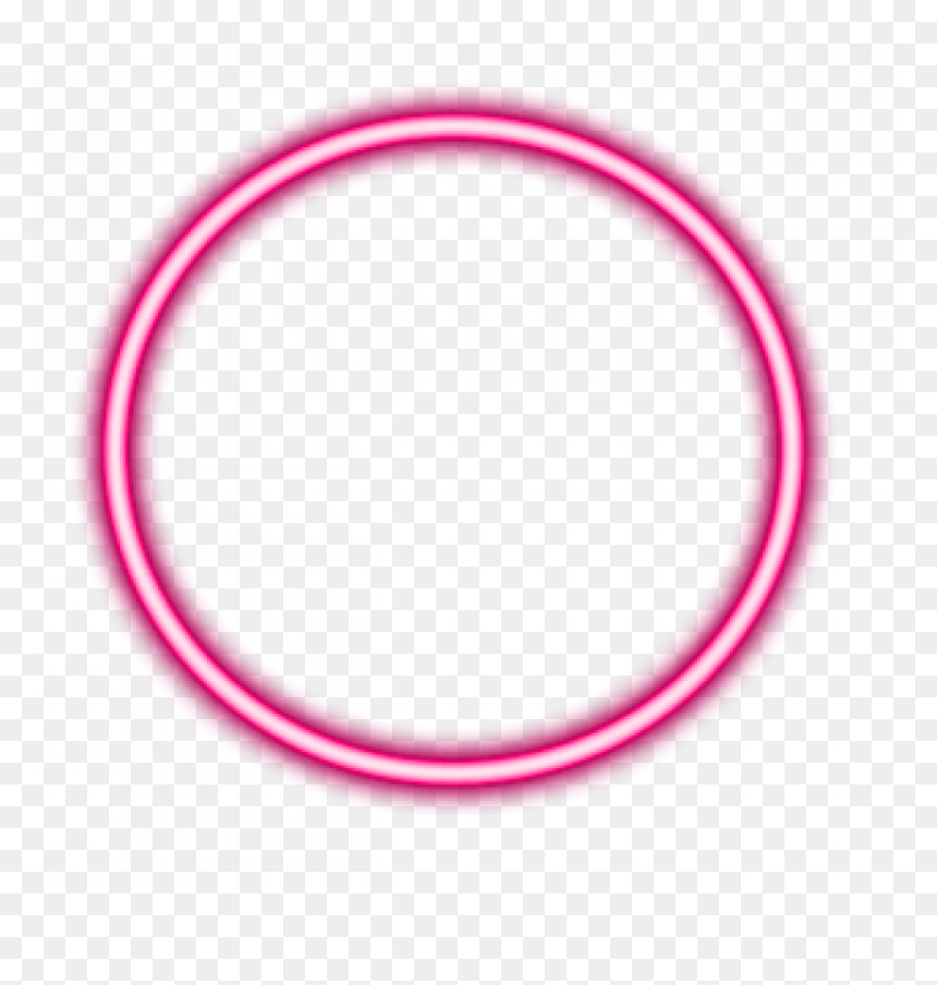 Neon O Circle Effect Png Tra - Circle, Transparent Png - png circle