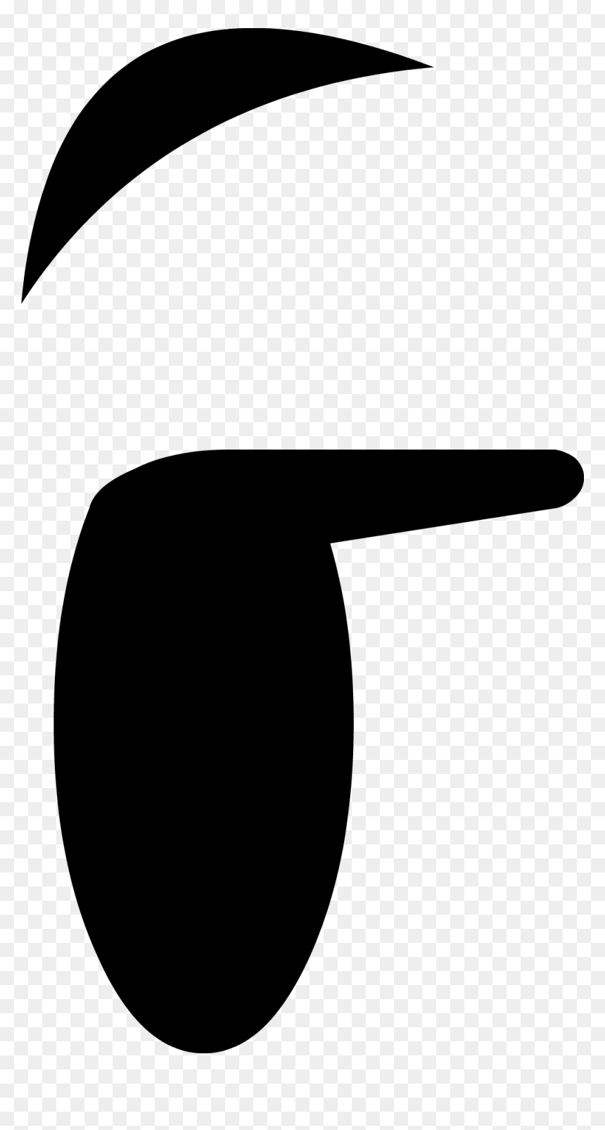 Low Eye With Raised Eyebrow , Png Download, Transparent Png - eyebrow png