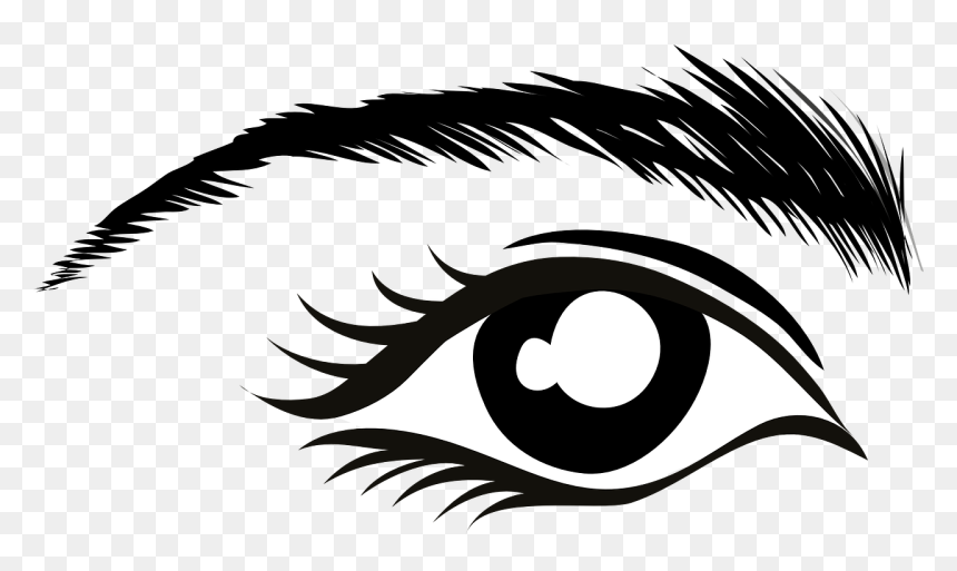 Eye Clip Art, HD Png Download - eyebrow png
