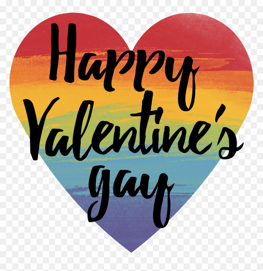 Wanted To Make Some Cute Gay Valentines Day Stuff, - Heart, HD Png Download - happy valentines day png