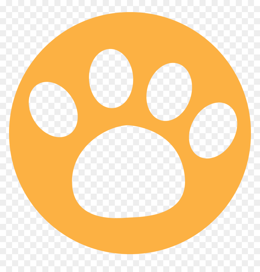 Transparent Paw Circle - Circle Paw Png, Png Download - paw png