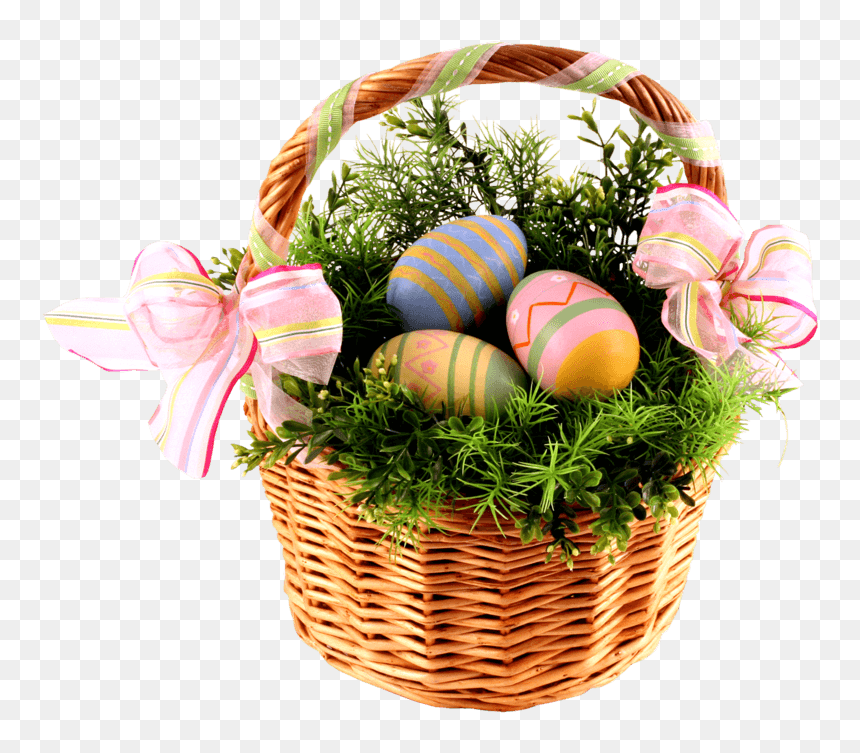 Easter Basket Eggs Png - Easter Basket Transparent Background, Png Download - eggs png