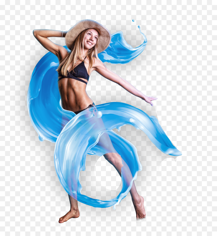 Transparent Hot Girl Png - Pool Girl Png, Png Download - hot girl png