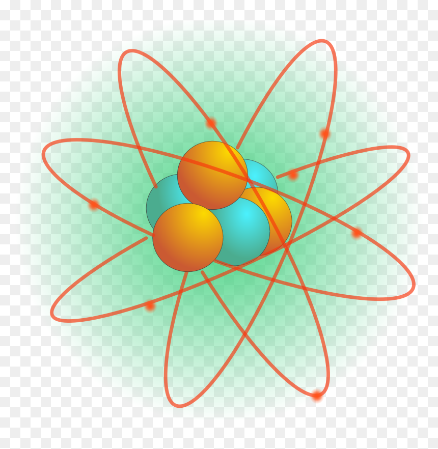 Physics Clipart, HD Png Download - atom png