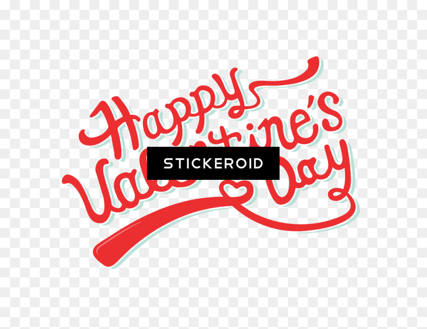 Happy Valentine"s Day - Calligraphy, HD Png Download - happy valentines day png