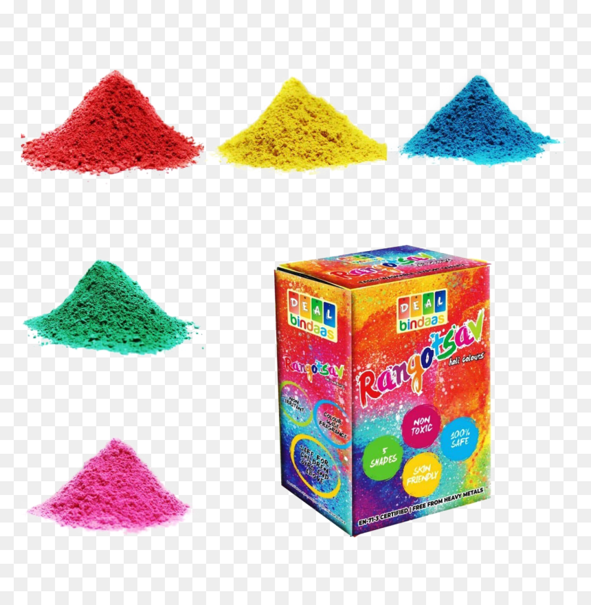 Holi Color Png Transparent Image - Eco Friendly Holi Colours, Png Download - holi colour png